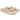 Chanclas BUBBLE BOBBLE beige de goma con suela gruesa y logo visible - © Calzados Modesto®