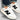 Zapatillas deportivas NEW BALANCE MS237SF blanco y negro con logo N grande - © Calzados Modesto®