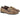 Par de mocasines Pink Desert SJ-1A025 para mujer en color taupe con adorno metálico - © Calzados Modesto®