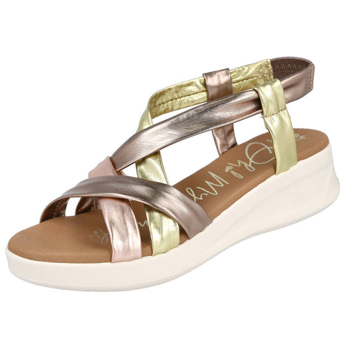 Oh! My Sandals MD5655 Cava para Mujer