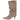Bota beige Pink Desert MY-051 para mujer, vista lateral con caña arrugada - © Calzados Modesto®