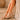 Azarey 494L862 cuña oro mujer, sandalia cruzada, detalle frontal - © Calzados Modesto®