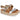 Sandalias plataforma piel metalizada cava plata esparto mujer 6024 © Calzados Modesto®