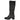 Bota de mujer Pink Desert TF8963 en negro, vista lateral exterior con detalle de cincha y hebilla dorada - © Calzados Modesto®