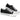 Par de zapatillas L&R Shoes MDF220 lona negra mujer, un par sobre otro estilo casual - © Calzados Modesto®
