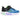 Zapatilla deportiva Skechers 401495N azul para niño, vista lateral con luces activadas - © Calzados Modesto®