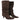 Par de botas Pink Desert MY-051 marrón mujer, vista frontal y lateral con cremallera - © Calzados Modesto®