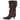 Bota Pink Desert MY-051 marrón mujer, vista lateral detalle fruncido y punta fina - © Calzados Modesto®