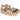 Sandalias piel champán plataforma esparto mujer OH! MY SANDALS 6021 © Calzados Modesto®