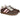 Par de zapatillas deportivas marrones Pink Desert desde ángulo frontal - © Calzados Modesto®