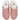 Zapatilla de casa destalonada rosa con forro de pelo blanco CM Confort © Calzados Modesto®