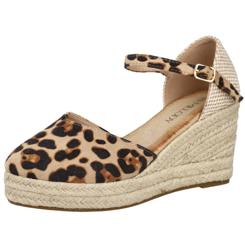 L&r shoes MD5129 Cuña leopardo Mujer