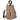 Detalle lateral bolso Pink Desert KMV309542 en color taupe mujer, con cremalleras doradas - © Calzados Modesto®
