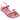 Sandalia Ipanema MD83180 niña rosa, detalle de tiras en tono rosa palo y hebilla de cierre textil adherente - © Calzados Modesto®
