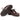 Fluchos F0046 Burdeos, vista lateral de náuticos de hombre con suela gruesa y logo - © Calzados Modesto®