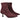 Par botines burdeos Pink Desert 5807-B mujer ante cierre cremallera - © Calzados Modesto®