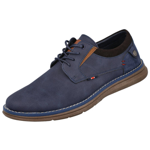 Refresh MD172873 Zapatos de Cordones Azules para Hombre