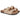 Sandalias BUBBLE BOBBLE beige de tiras con hebillas y suela de corcho - © Calzados Modesto®