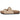 Sandalias BUBBLE BOBBLE beige de ante con doble tira y hebillas doradas, estilo Birkenstock - © Calzados Modesto®
