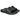 Par de Adidas LIGHTSHIFT SLIDE negros para hombre, vista frontal en ángulo - © Calzados Modesto®