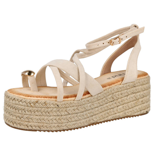Pink Desert 6012 Cuña Beige para Mujer