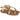 Sandalias de piel oro tira dedo mujer OH! MY SANDALS 5865 © Calzados Modesto®