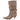 Bota alta beige para mujer Bubble Bobble con caña ancha arrugada y punta fina - © Calzados Modesto®