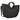 Bolso shopper de rafia negra con asas circulares y asa de hombro de piel PINK DESERT - © Calzados Modesto®