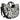 Bolso de rafia negro con bordado floral blanco de PINK DESERT, estilo tote - © Calzados Modesto®