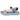 Sandalia plana L&R Shoes MDVS23172 para mujer, vista lateral en color rosa y azul, diseño deportivo - © Calzados Modesto®