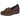 Mocasín marrón de cuña Pink Desert para mujer en vista lateral - © Calzados Modesto®