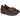 Mocasines de mujer Pink Desert marrones en ante con cuña y adorno metálico - © Calzados Modesto®