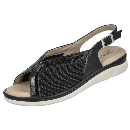 Pitillos 11004 Negro Sandalias planas Mujer