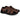 Par de sandalias marrones L&R Shoes 8008 para hombre, vistas frontales cruzadas - © Calzados Modesto®