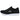Vista lateral zapatilla deportiva Skechers 12985 negra para mujer, cómoda y ligera - © Calzados Modesto®