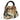 Bolso de mano PINK DESERT con lentejuelas doradas y estampado de camuflaje y asa de resina oscura - © Calzados Modesto®