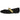 Zapato plano Corina para mujer en color negro con detalle dorado lateral - © Calzados Modesto®
