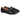 Par de mocasines negros mujer Bubble Bobble JM569Z, calzado elegante con acabado picado y hebilla dorada - © Calzados Modesto®