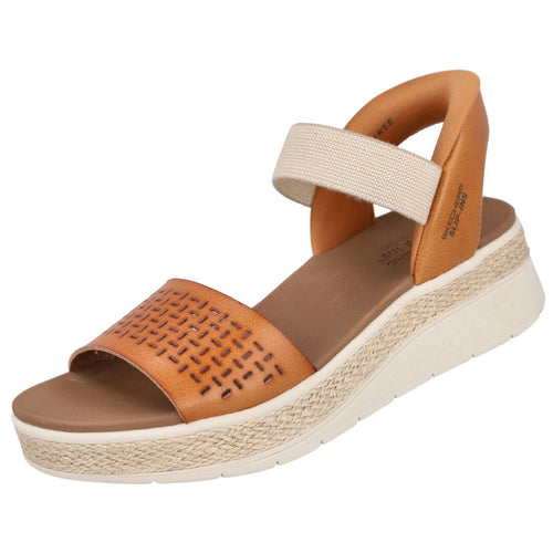 Skechers MD114415 Sandalias Planas Cuero para Mujer