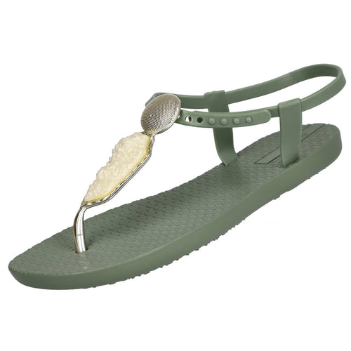 Bubble Bobble A-53 Sandalias Planas Verde Mujer