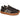 Par de zapatillas Adidas VL Court mujer marrón, detalle lateral con estampado leopardo - © Calzados Modesto®