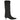 Bota alta CORINA negra de mujer con cremallera interior y tacón fino - © Calzados Modesto®