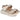 Sandalia plataforma beige con tiras y hebilla dorada mujer Bubble Bobble BL2616-6 © Calzados Modesto®