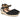 Alpargata cuña negra crochet con tira al tobillo BL2623-1 © Calzados Modesto®