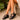 Oh! My Sandals 6042 cuña negra mujer, detalle frontal tiras cruzadas y plataforma - © Calzados Modesto®