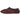 Zapato plano Pink Desert color vino visto de perfil lateral sobre fondo blanco - © Calzados Modesto®
