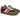 Par de zapatillas deportivas marrones Pink Desert para mujer fotografiadas juntas en perspectiva - © Calzados Modesto®