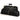 Bolso de fiesta negro Pink Desert AST20897 colgado con cadena dorada visible - © Calzados Modesto®