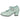 Zapatilla Bubble Bobble color agua marina para niña con cierre textil adherente y tacón bajo - © Calzados Modesto®