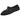 Zapato plano tipo bailarina Pink Desert en tono negro con adorno dorado frontal - © Calzados Modesto®
